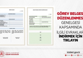 Görev Genelgesi Evrakları